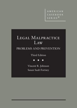     LEGAL MALPRACTICE LAW  9781647082857 Front Cover