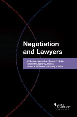 Negotiation and Lawyers  9781647083403 Front Cover