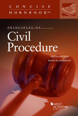 PRINCIPLES OF CIVIL PROCEDURE  9781647083458 Front Cover