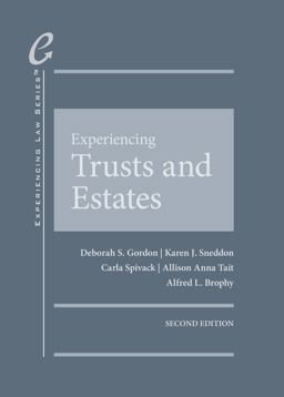 Experiencing Trusts and Estates 2nd 9781647083700 Front Cover