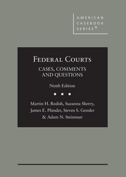     FEDERAL COURTS:CS.,CMNTS.+QUEST.  9781647083861 Front Cover