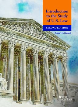 Introduction to the Study of U. S. Law 2nd 9781647084141 Front Cover