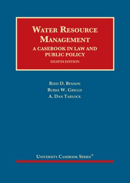 WATER RESOURCE MANAGEMENT  9781647084387 Front Cover