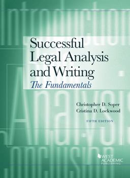     SUCCESSFUL LEGAL ANALYSIS+WRITING:F  9781647085155 Front Cover