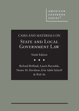     STATE+LOCAL GOVERNMENT LAW,CS.+MTRL  9781647085612 Front Cover