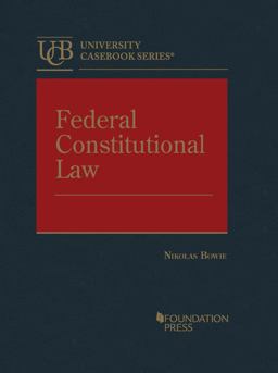 Federal Constitutional Law  9781647085834 Front Cover