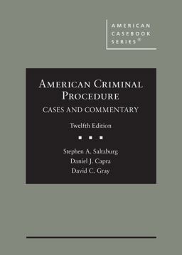     AMERICAN CRIM.PROCED.:CASES+COMMENT  9781647086442 Front Cover
