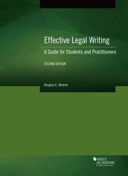 Effective Legal Writing