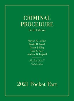 Criminal Procedure 2021 Pocket Part