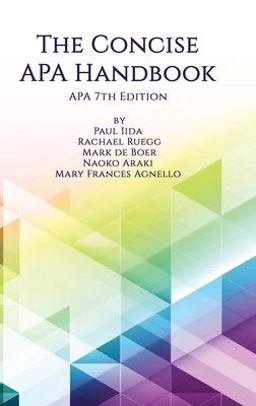 The Concise APA Handbook The Concise APA Handbook