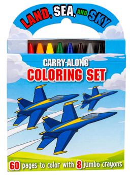 Land, Sea, and Sky: Carry-Along Coloring Set