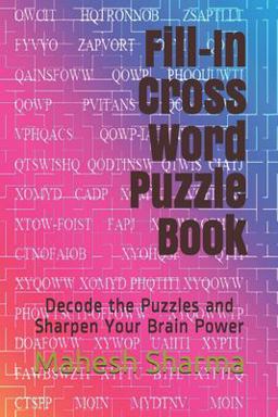 Fill-In Cross Word Puzzle Book