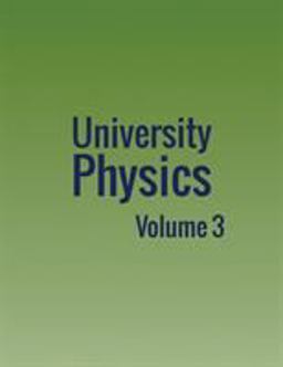University Physics Volume 3  9781680920451 Front Cover