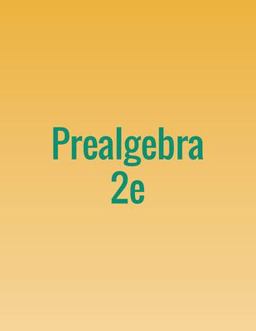 Prealgebra 2e
