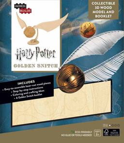 Harry Potter - Golden Quidditch 3D Wood Model and Booklet  9781682980309 Front Cover