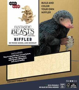 IncrediBuilds: Fantastic Beasts and Where to Find Them 3D Wood Model and Booklet 1  9781682980590 Front Cover