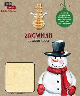 IncrediBuilds Gift Line Snow Man Box IncrediBuilds Gift Line Snow Man Box