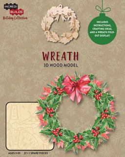 IncrediBuilds Gift Line Wreath Box IncrediBuilds Gift Line Wreath Box