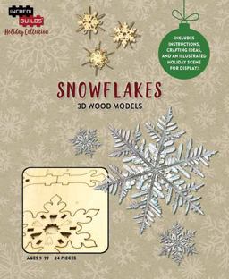 IncrediBuilds Holiday Collection Snowflakes IncrediBuilds Holiday Collection Snowflakes