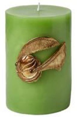 Luminaries Harry Potter Golden Snitch Sculpted Insignia Candle