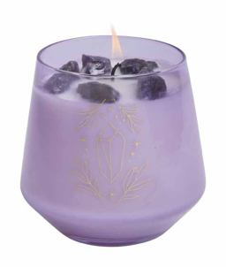 Amethyst Crystal Healing Scented Candle