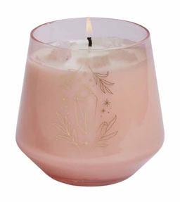 Rose Quartz Crystal Healing Scented Candle