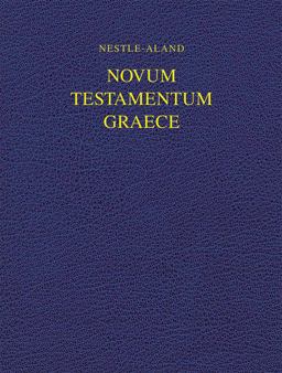 Novum Testamentum Graece (NA28) Nestle-Aland (Wide Margin) 28th 9781683070689 Front Cover