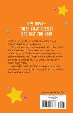 Super Bible Puzzles for Boys