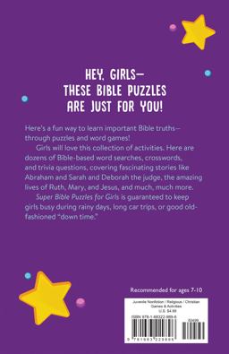 Super Bible Puzzles for Girls