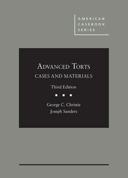 Advanced Torts Cases and Materials 3rd 9781683280729 Front Cover