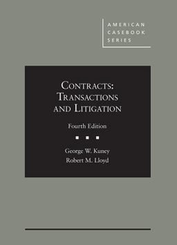 Contracts Transactions and Litigation 4th 9781683281085 Front Cover