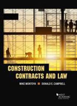Construction Contracts and Law  9781683282129 Front Cover