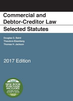 Commercial and Debtor-Creditor Law Selected Statutes,