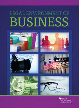 West Academic's Legal Environment of Business 1st 9781683286431 Front Cover