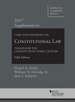 Cases and Materials on Constitutional Law Cases and Materials on Constitutional Law