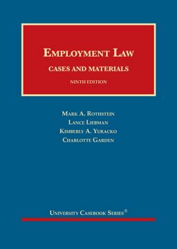 EMPLOYMENT LAW:CS.+MTRLS.  9781683287322 Front Cover