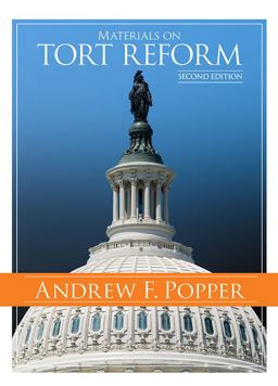 Materials on Tort Reform 2nd 9781683287544 Front Cover