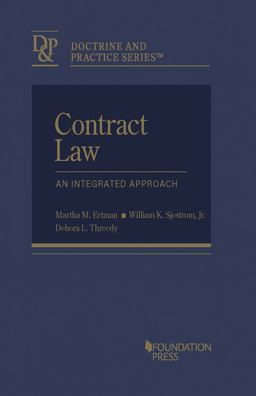 Contract Law An Integrated Approach  9781683287971 Front Cover