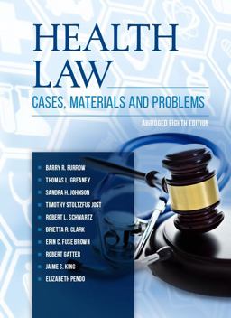 HEALTH LAW:CS.,MTRLS.+PROBLEMS,ABRIDGED  9781683289111 Front Cover