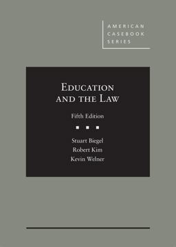 Education and the Law 5th 9781683289166 Front Cover