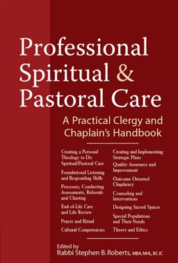 Professional Spiritual and Pastoral Care A Practical Clergy and Chaplain's Handbook  9781683362449 Front Cover