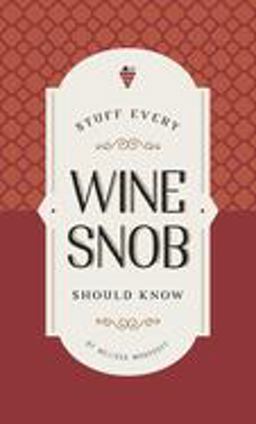 Stuff Every Wine Snob Should Know  9781683690191 Front Cover