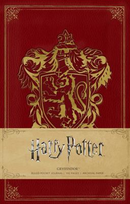 Harry Potter: Gryffindor Ruled Pocket Journal