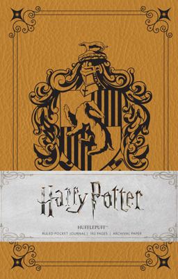 Harry Potter: Hufflepuff Ruled Pocket Journal  9781683830337 Front Cover