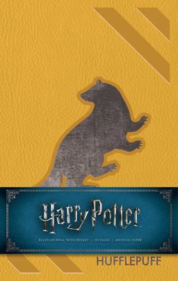 Harry Potter: Hufflepuff Hardcover Ruled Journal  9781683833192 Front Cover