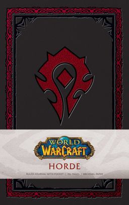 World of Warcraft: Horde Hardcover Ruled Journal  9781683833260 Front Cover