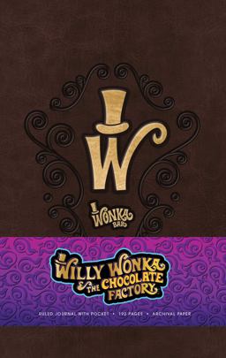 Willy Wonka Hardcover Ruled Journal  9781683833369 Front Cover