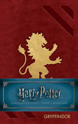 Harry Potter: Gryffindor Ruled Pocket Journal