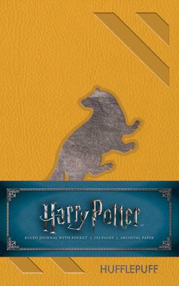 Harry Potter: Hufflepuff Ruled Pocket Journal  9781683833734 Front Cover