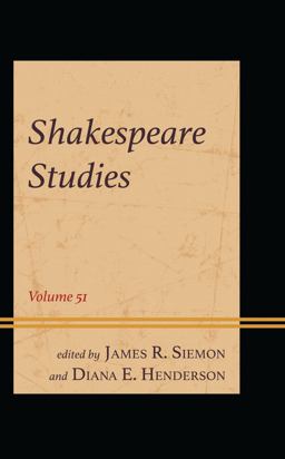 Shakespeare Studies Shakespeare Studies